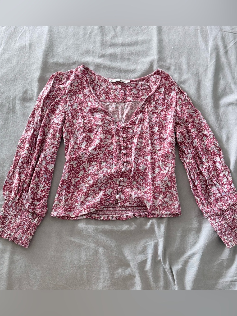 Abercrombie and Fitch Ruched Corset Top